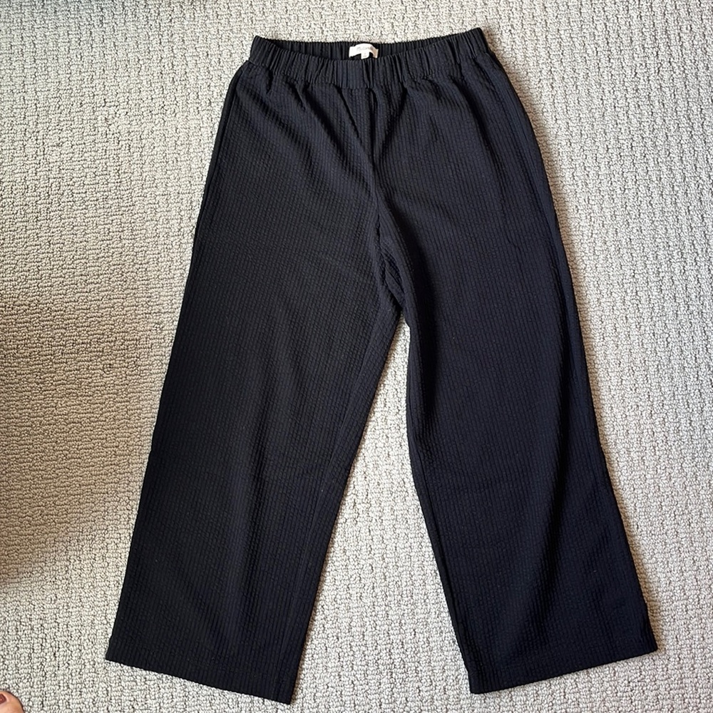 Madewell Drapey Textured Pants - S